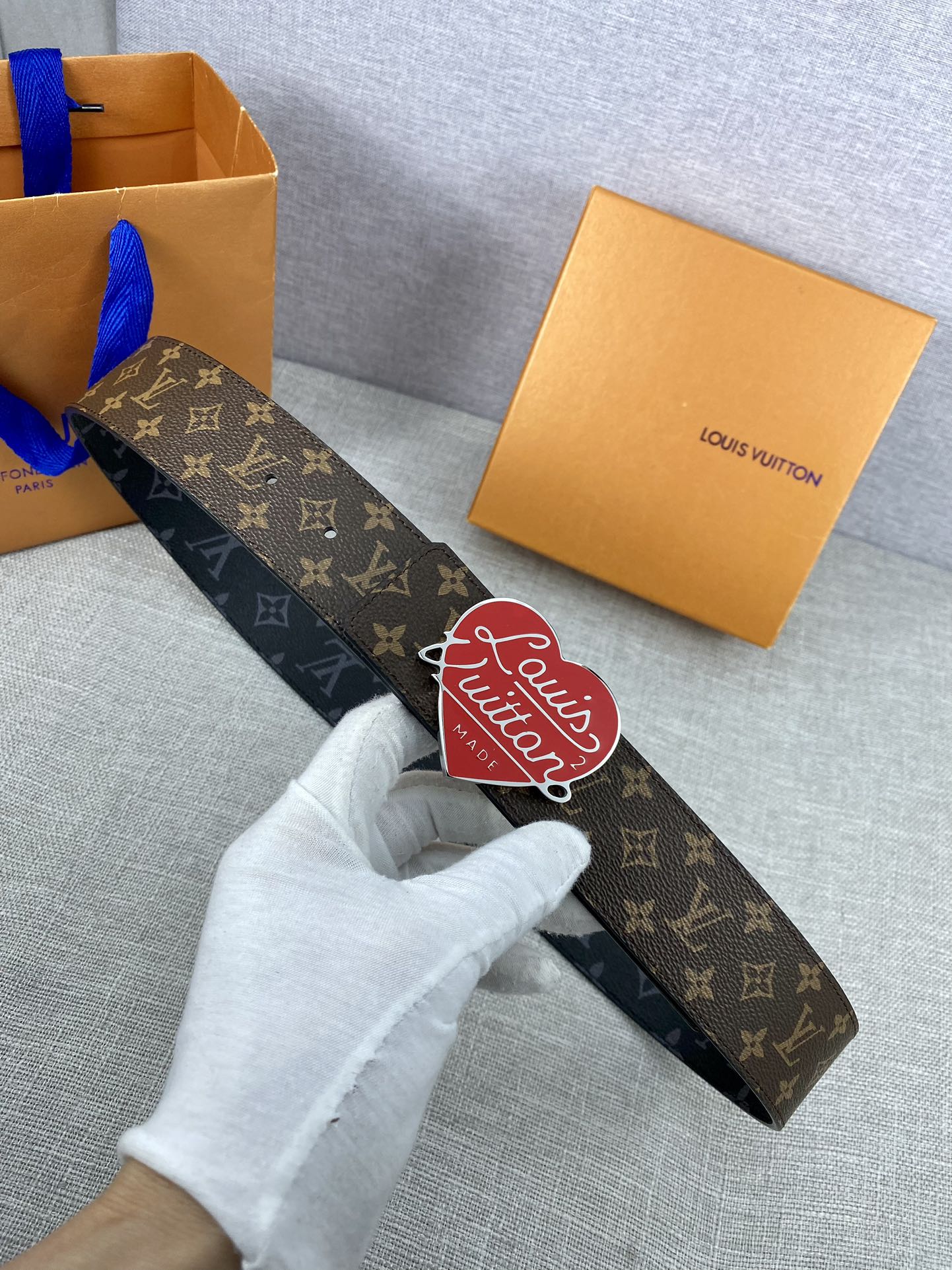Circle40毫米双面腰带将多样品