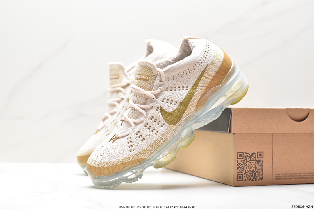 Nk Vapormax 2023 Flyknit 2023 flying woven breathable leisure full palm air cushion running shoes DV1678-100