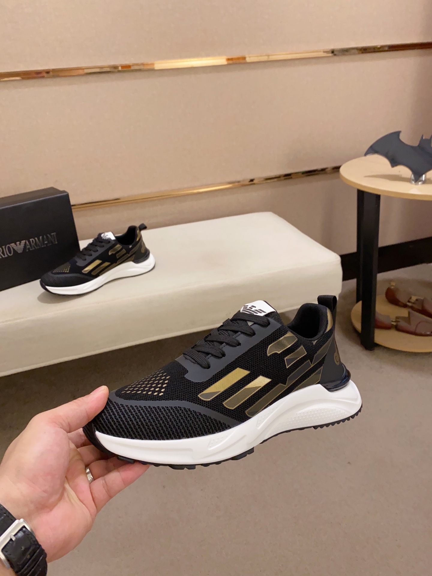 Precio de fábrica: Armani ARMANI EXCHANGE sitio web oficial de los últimos modelos AX moda zapatos c
