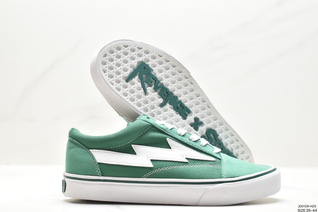 Vans Revenge x Stoem Vans official lightweight, wear-resistant, comfortable thick-soled casual canvas shoes