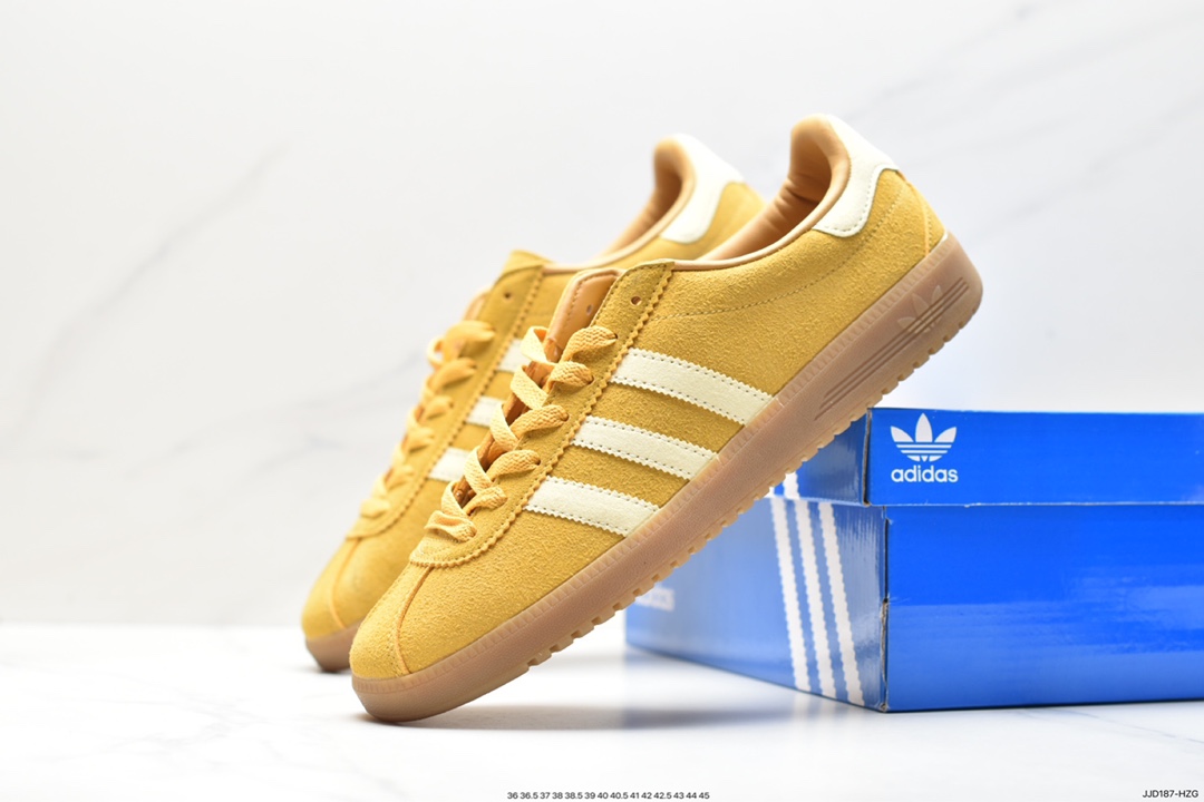 Adidas Originals Bermuda suede non-slip wear-resistant lightweight low-top sneakers ID4574