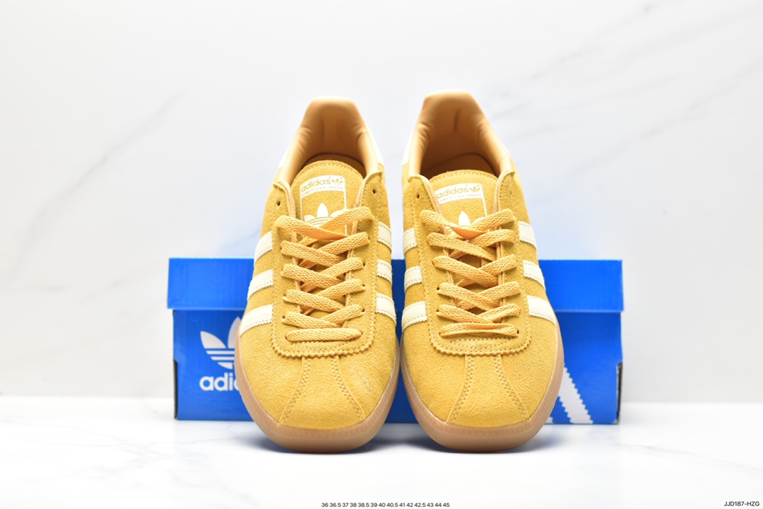 Adidas Originals Bermuda suede non-slip wear-resistant lightweight low-top sneakers ID4574