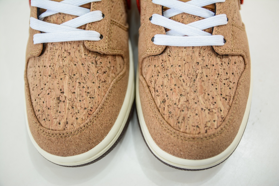 AY version original foreign trade special clot x Nike dunk low Guan Xi cork replacement hook FN0317-121