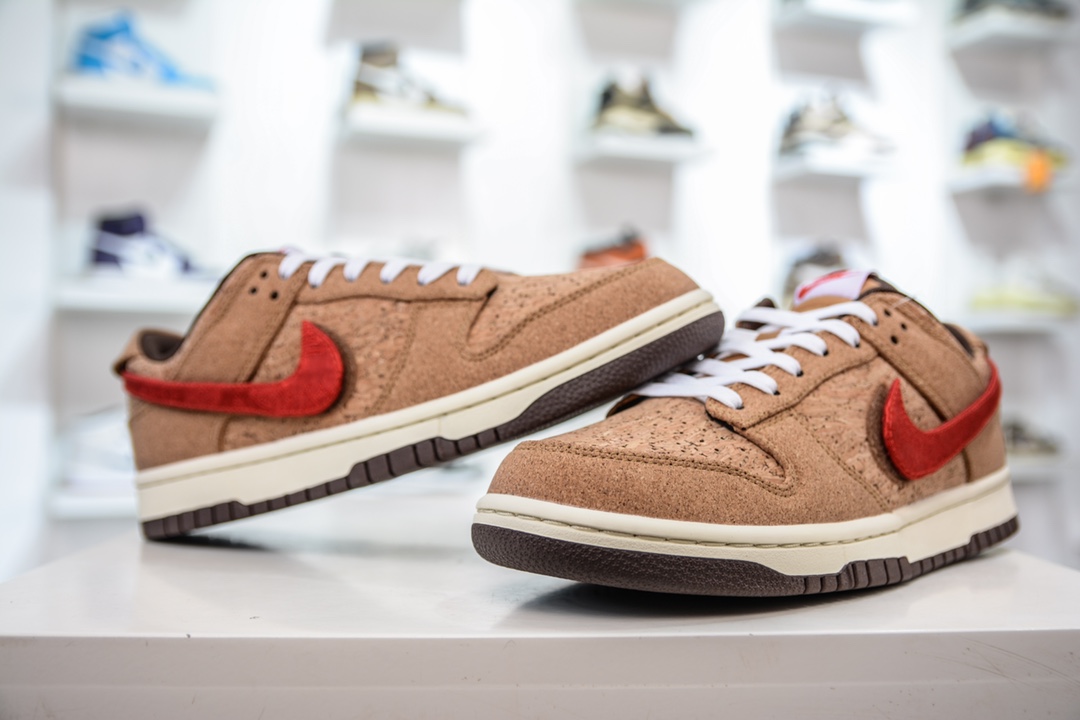 AY version original foreign trade special clot x Nike dunk low Guan Xi cork replacement hook FN0317-121