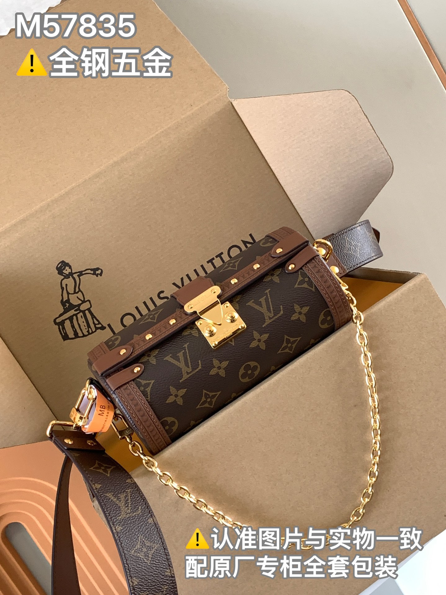Louis Vuitton LV Papillon Trunk Bags Handbags All Steel M57835