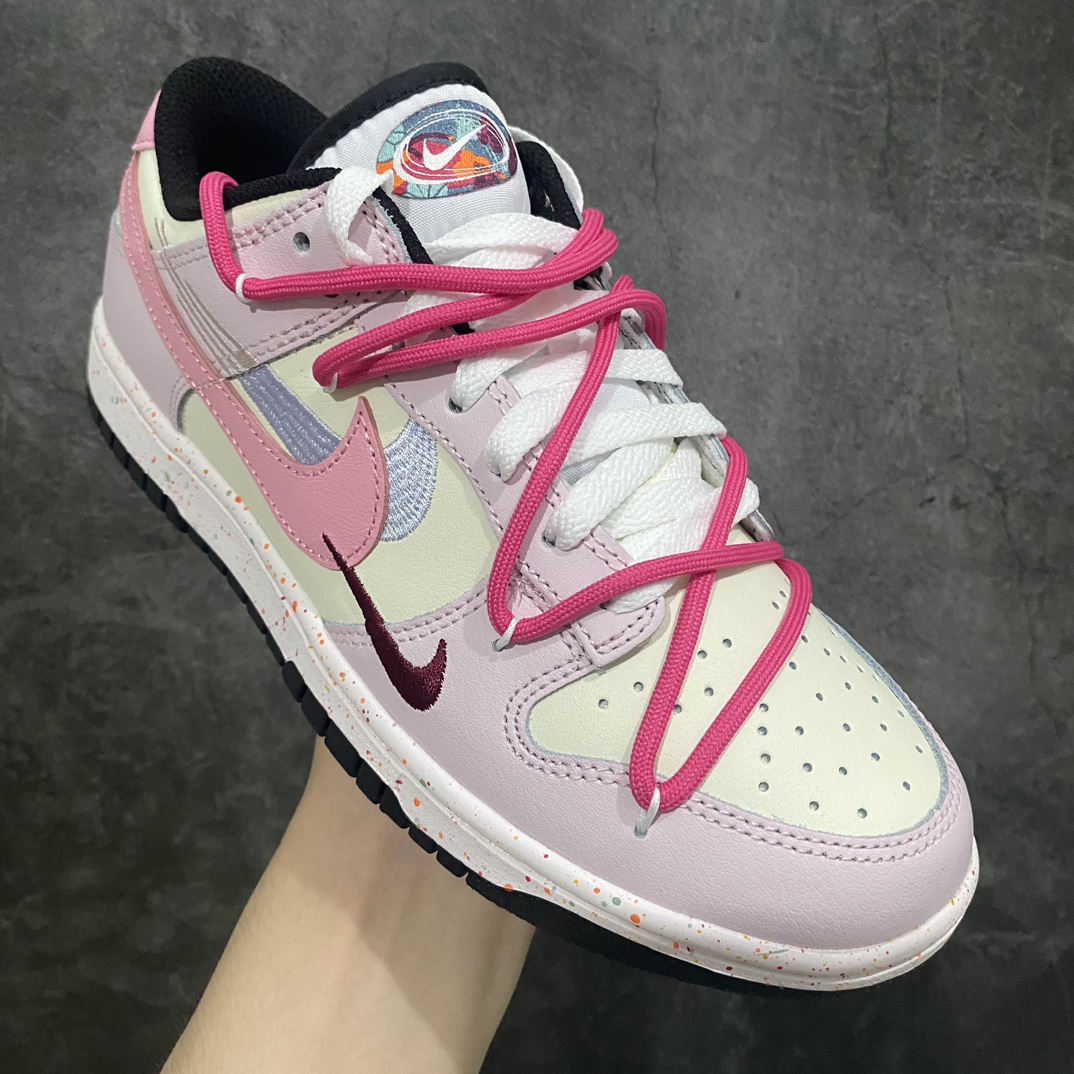 CS version NK Dunk Low Multi-Color Swoosh SB low-top deconstructed straps dynamic three hooks FD4623-151