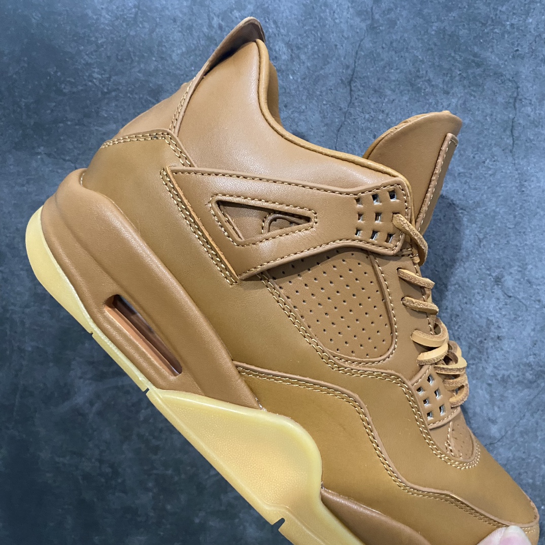 Air Jordan 4 Premium ”Ginger” AJ4 Joe 4 Hermes Yellow Wheat 819139-205