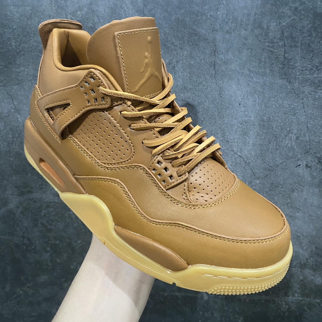 Air Jordan 4 Premium ”Ginger” AJ4 Joe 4 Hermes Yellow Wheat 819139-205