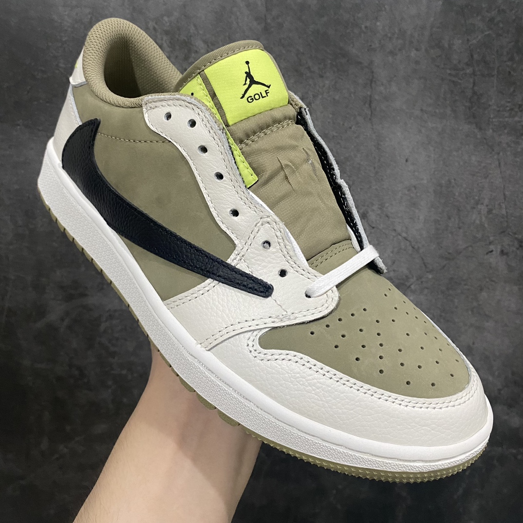 X version Travis Scott x Air Jordan 1 Golf AJ1 Joe 1 TS joint hook golf FZ3124-200