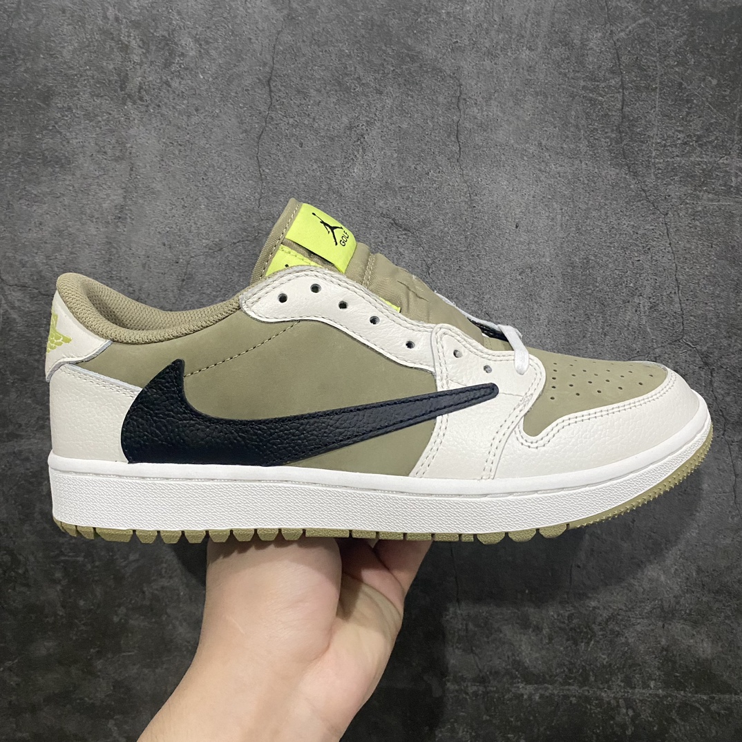 420 【X版版本】Travis Scott x Air Jordan 1 Golf AJ1乔1 TS联名倒钩高尔夫 FZ3124-200