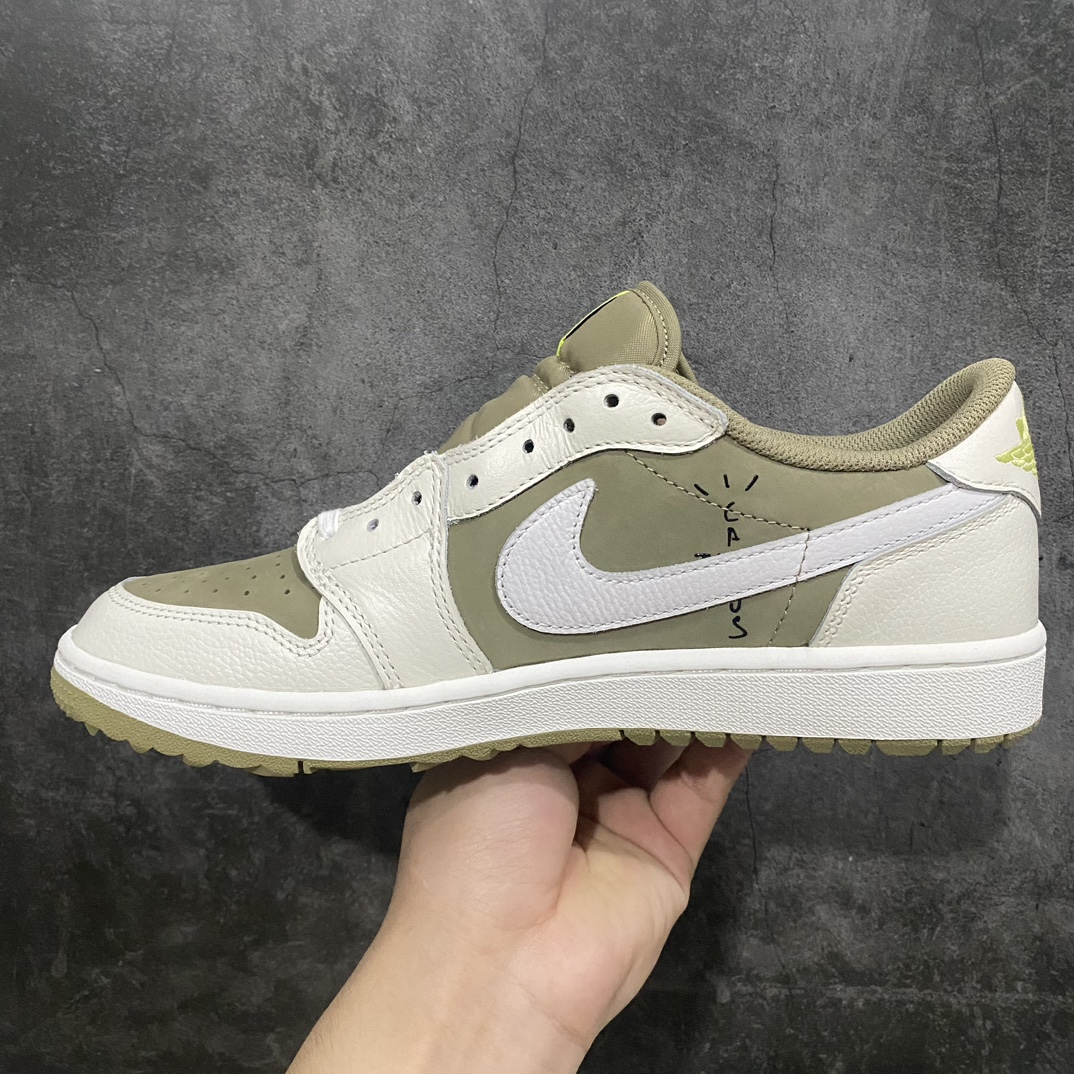 420 【X版版本】Travis Scott x Air Jordan 1 Golf AJ1乔1 TS联名倒钩高尔夫 FZ3124-200