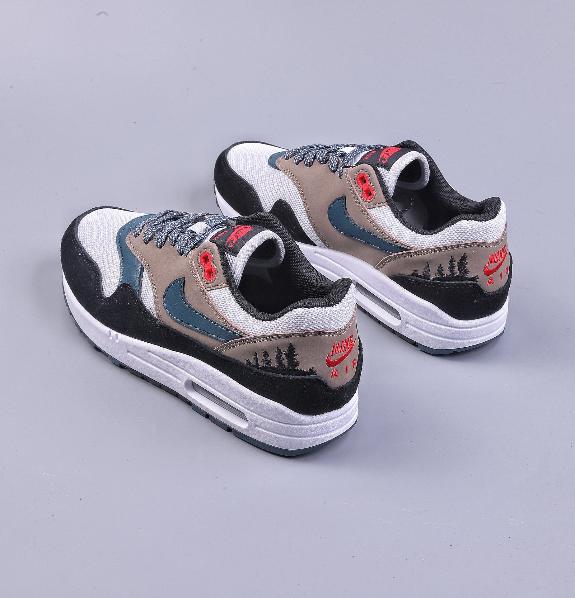 Nike AIR MAX1 sp hybrid technology breathable rear half air cushion running shoes FJ0698-100