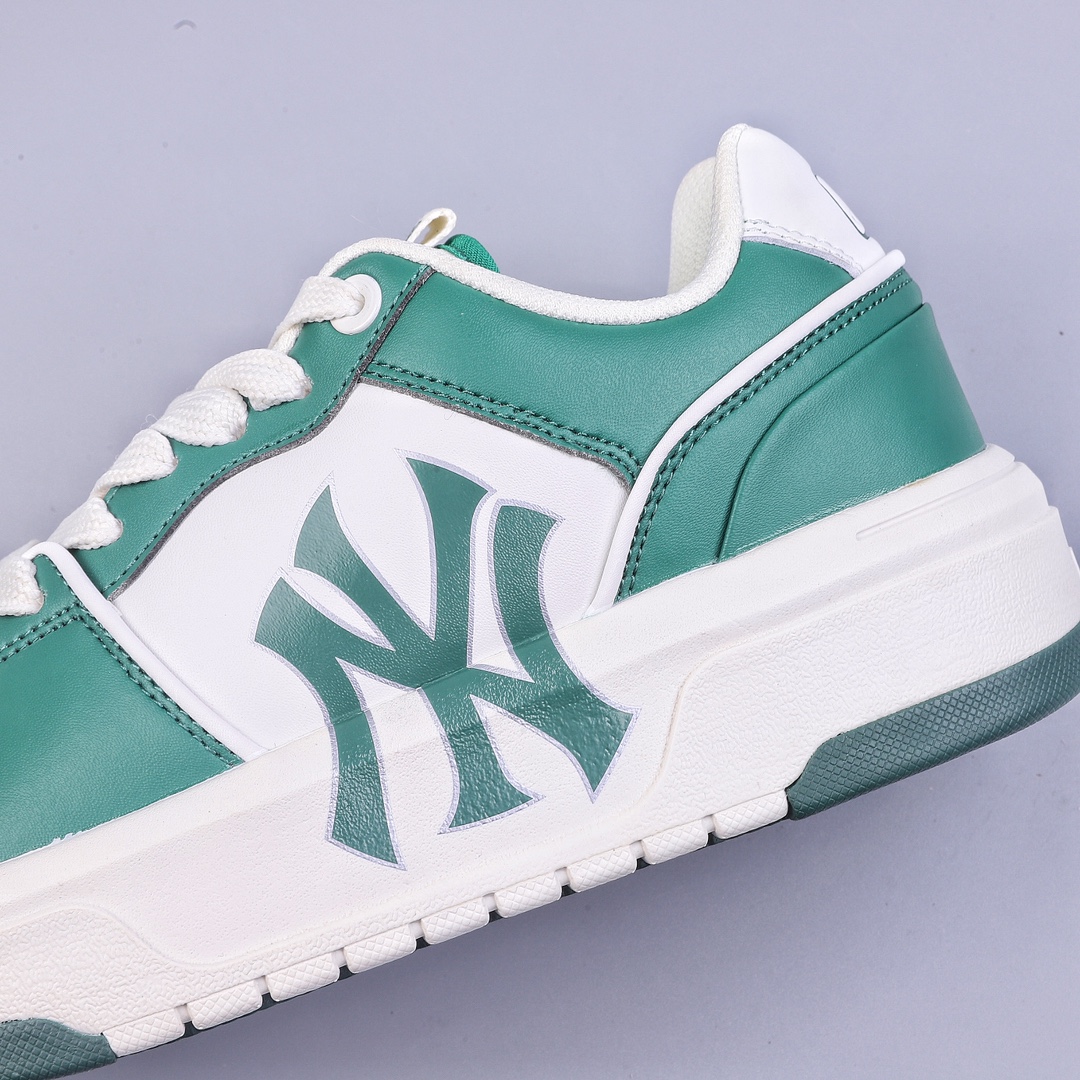 Green X MLB American Professional Baseball League Chinky Liner series low-top sports casual sneakers