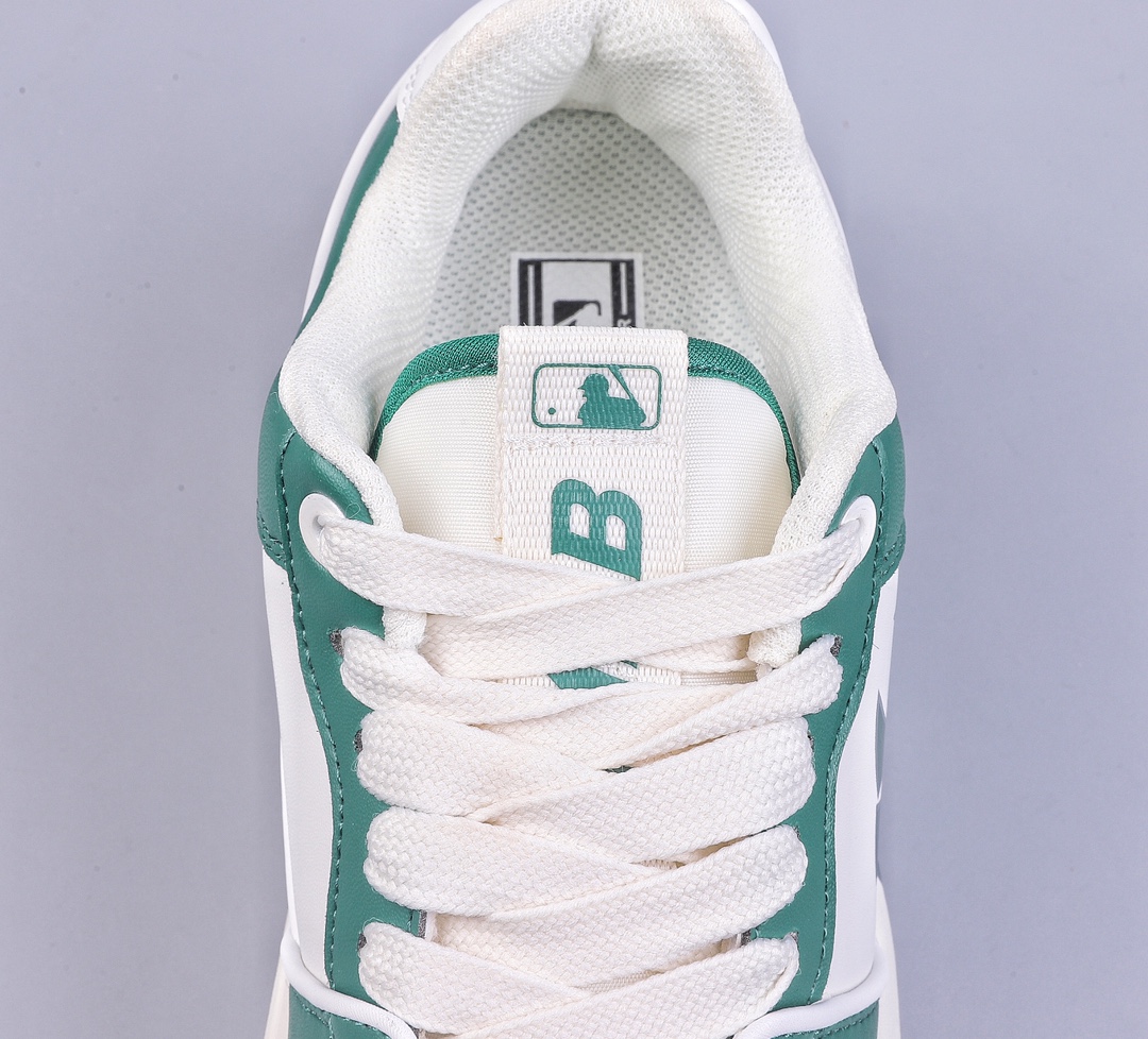 Green X MLB American Professional Baseball League Chinky Liner series low-top sports casual sneakers