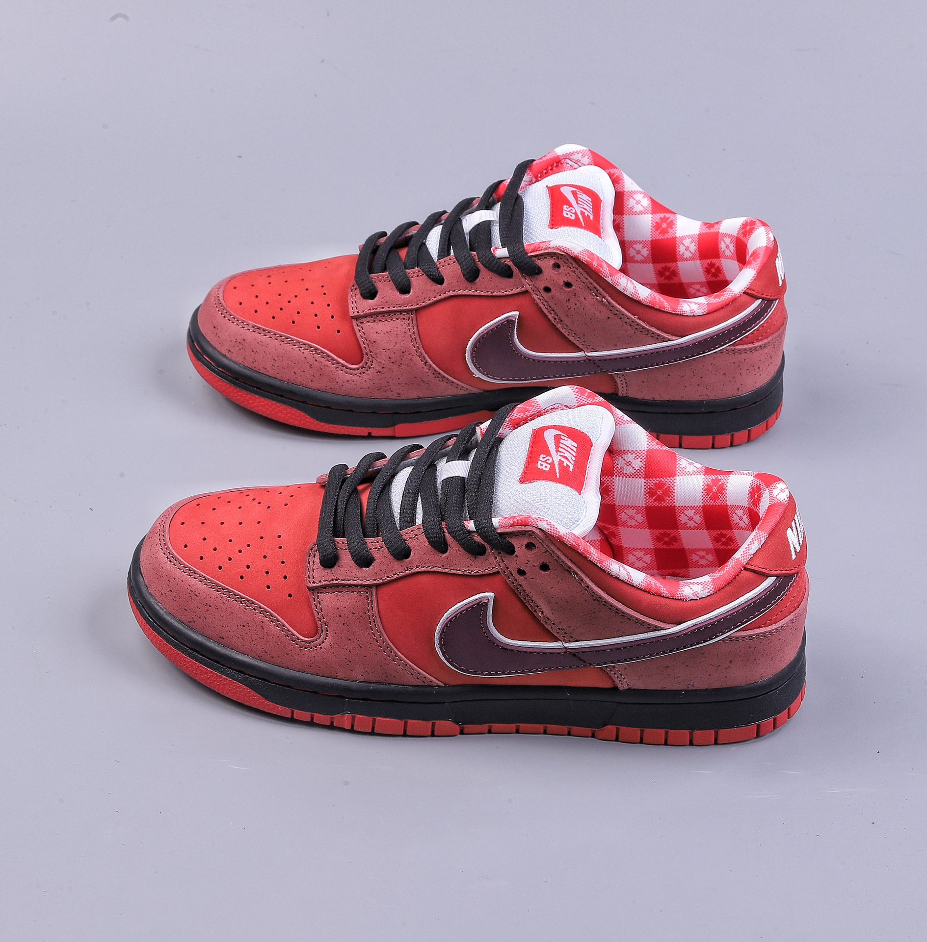 YH original custom original box double box correct version Concepts x Nike SB Dunk Low joint red lobster 313170-661