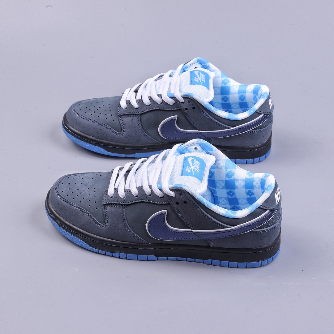 YH original custom original box double box correct version Concepts x Nike SB Dunk Low joint blue lobster 313170-342