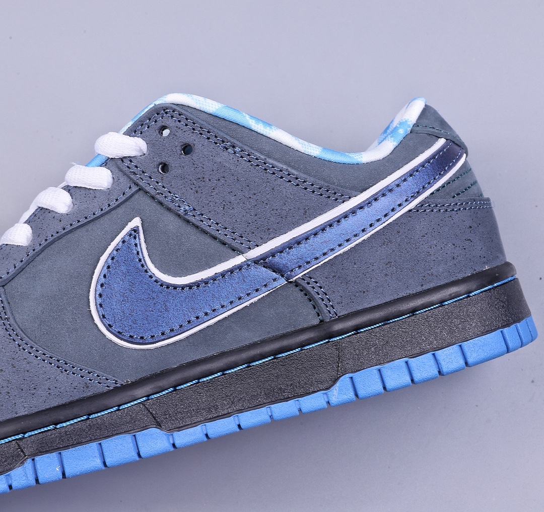 YH original custom original box double box correct version Concepts x Nike SB Dunk Low joint blue lobster 313170-342