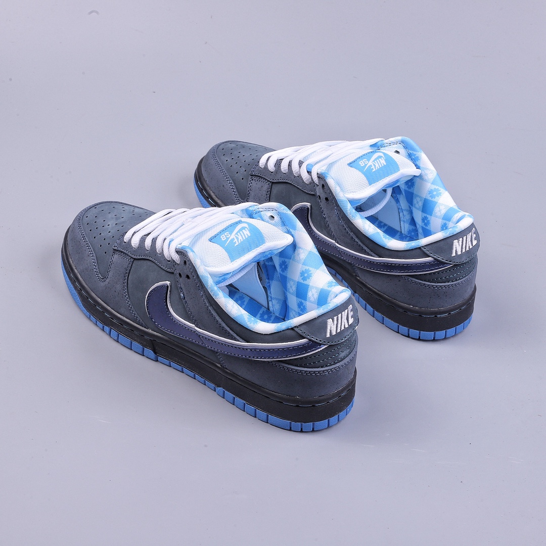 YH original custom original box double box correct version Concepts x Nike SB Dunk Low joint blue lobster 313170-342