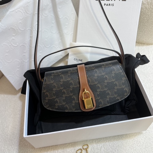 Celine Tabou Lock Bag: Modern Style, Elegant Shoulder & Hand Carry, 18*8*5cm 1 Celine Tabou Lock Bag: Modern Style, Elegant Shoulder & Hand Carry, 18*8*5cm