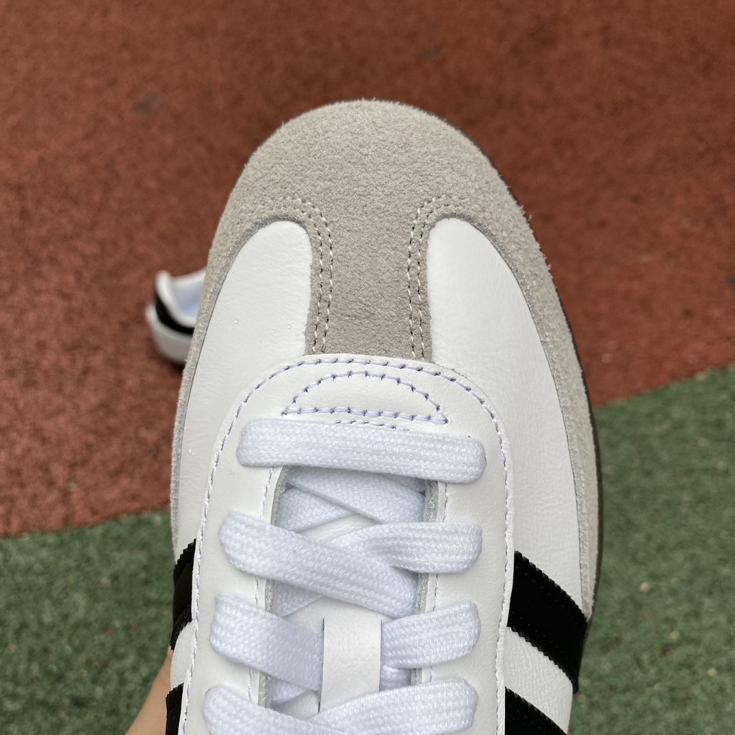 阿迪德训白黑尺码36-45AdidasSambaxJasonDill联名黑白低帮复古经典休闲鞋B7580