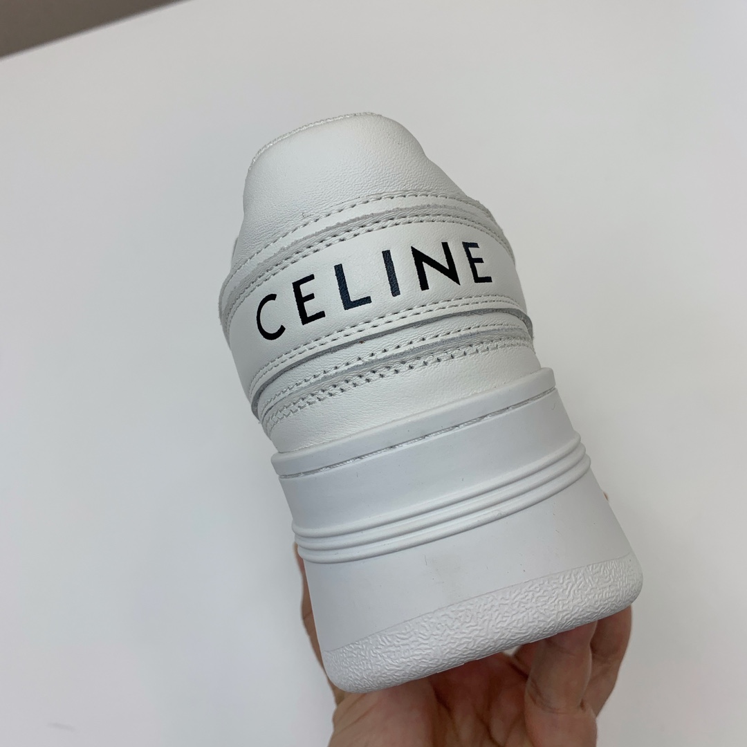 Celin*松糕厚底休闲鞋小白鞋明星