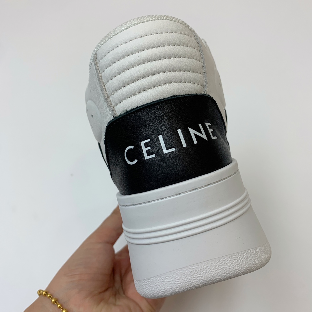 Celin*松糕厚底休闲鞋小白鞋明星