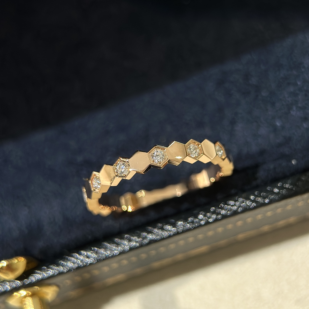 “S925 Silver Bee My Love Half-Drive Ring: Stylish and Elegant Design” - 图片 7