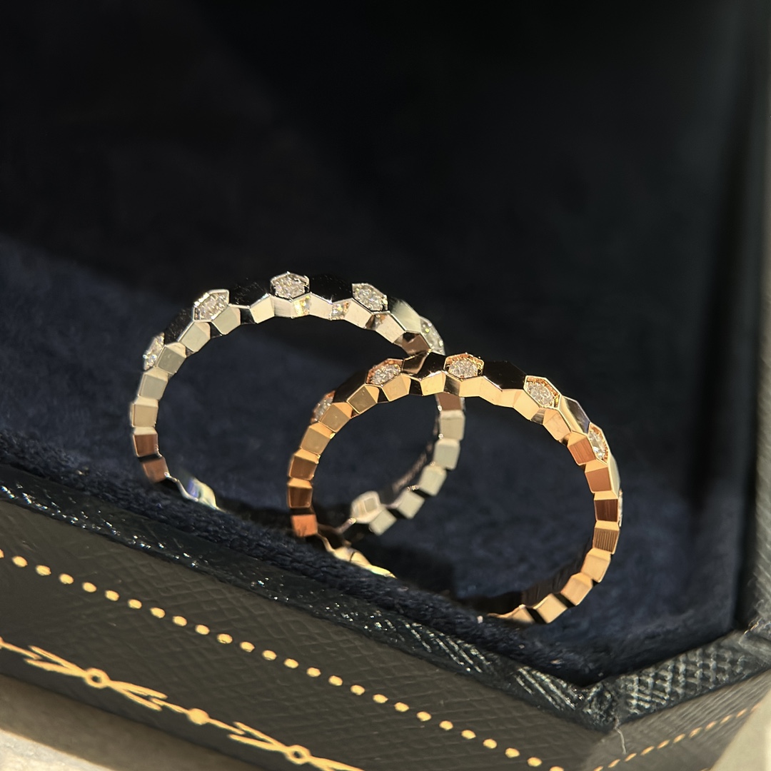 “S925 Silver Bee My Love Half-Drive Ring: Stylish and Elegant Design” - 图片 5