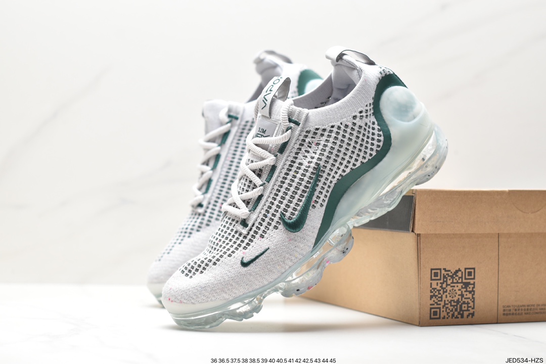 Air VaporMax 2021 new full-palm air cushion series running shoes FlyEase on and off system DN3074-001