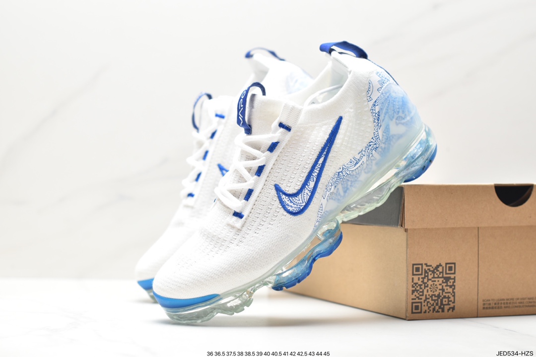 Air VaporMax 2021 new full-palm air cushion series running shoes FlyEase on and off system DN3074-001