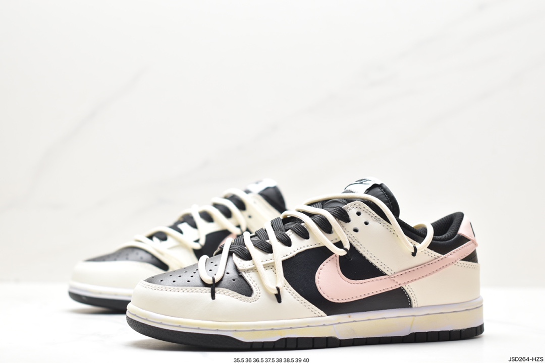 NK SB Dunk Low ”Green/Beige” Deconstruction Rope Series Low-top Casual Sports Skateboard Shoes FD1232-001