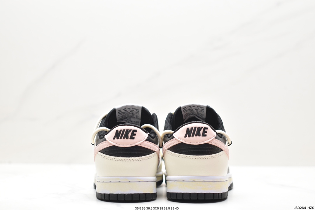 NK SB Dunk Low ”Green/Beige” Deconstruction Rope Series Low-top Casual Sports Skateboard Shoes FD1232-001