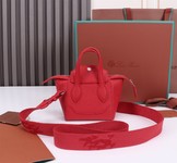 Loro Piana Handbags Crossbody & Shoulder Bags Counter Quality
 Red Yellow Embroidery All Steel Weave Summer Collection