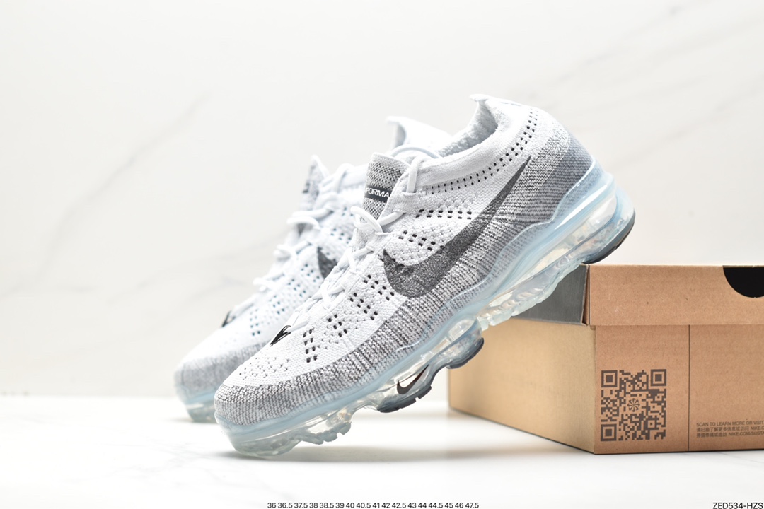 Nk Vapormax 2023 Flyknit 2023 flying woven breathable leisure full palm air cushion running shoes DV1678-004