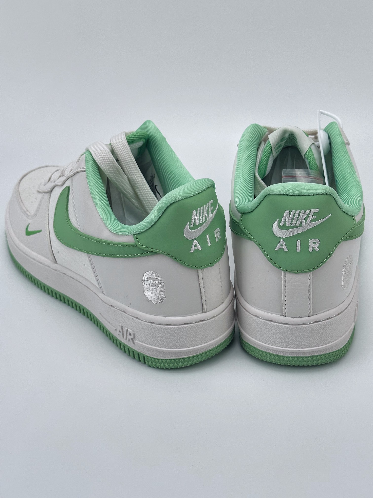 Nike Air Force 1 Low 07 BAPE stitching white grass green BS9055-752