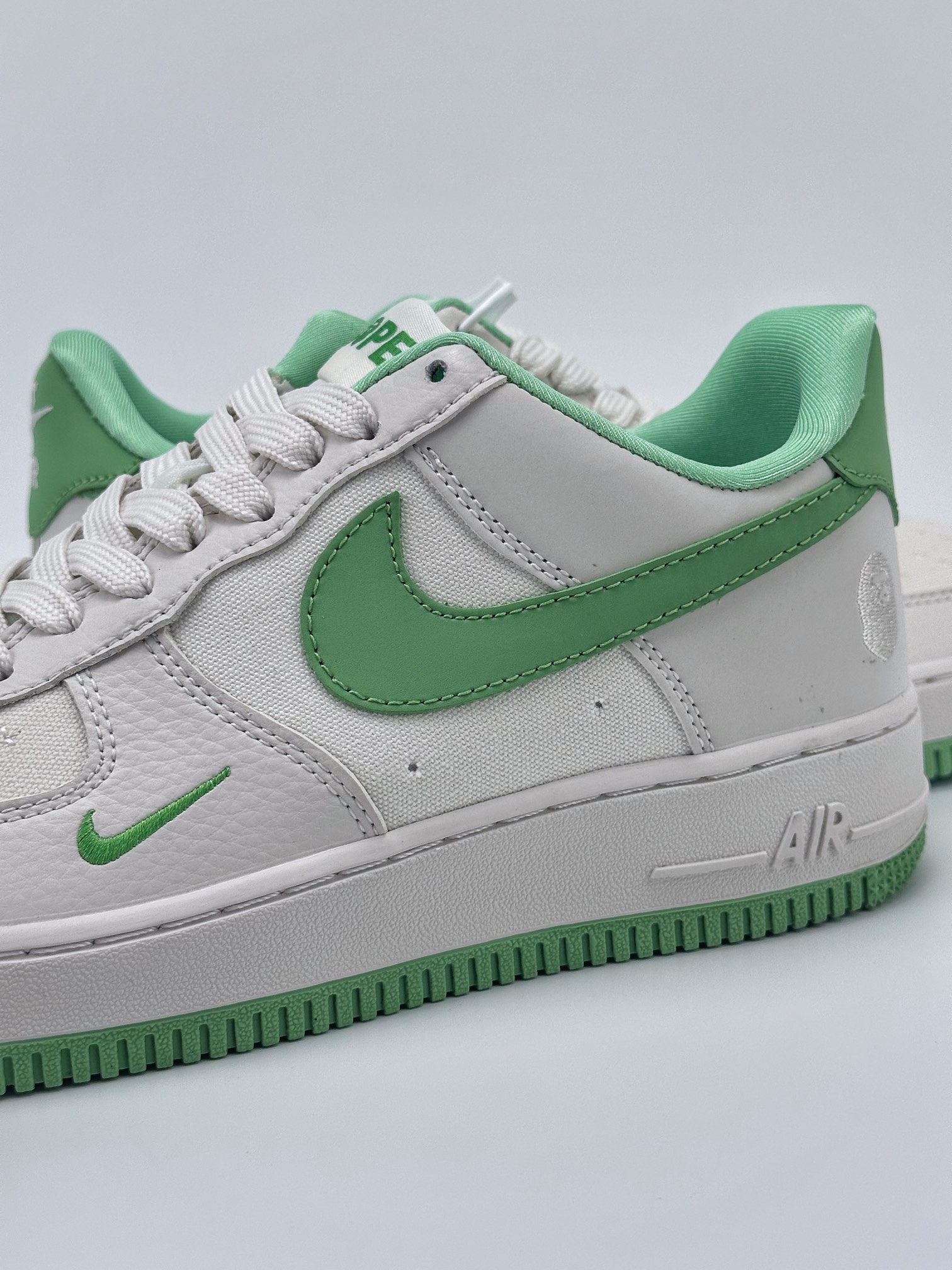 Nike Air Force 1 Low 07 BAPE stitching white grass green BS9055-752