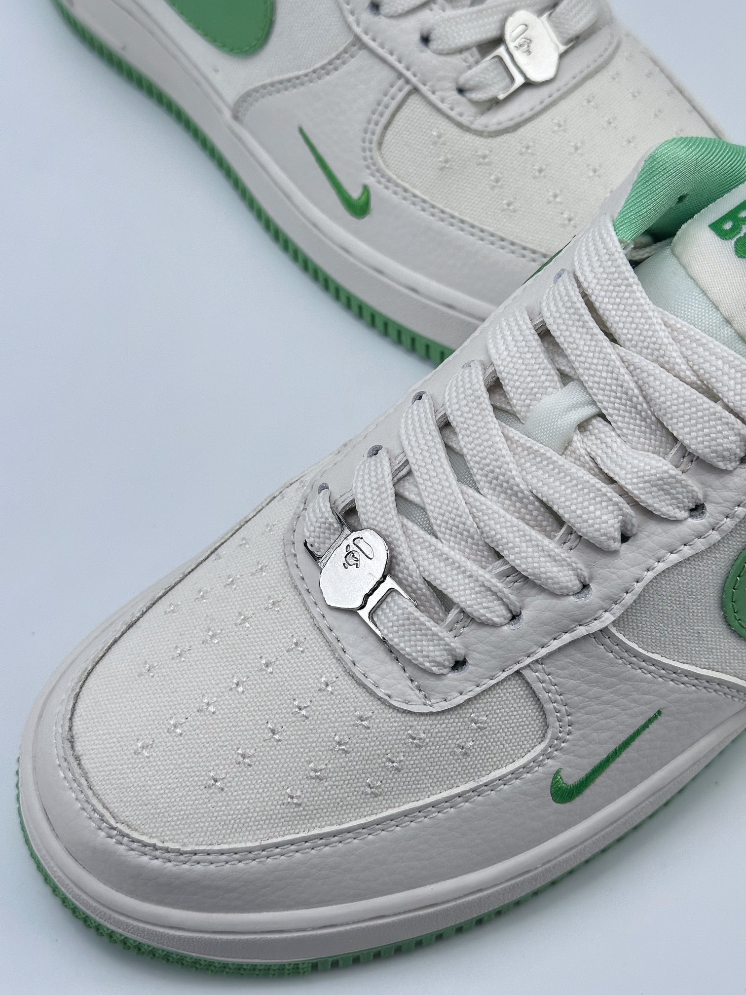 Nike Air Force 1 Low 07 BAPE stitching white grass green BS9055-752