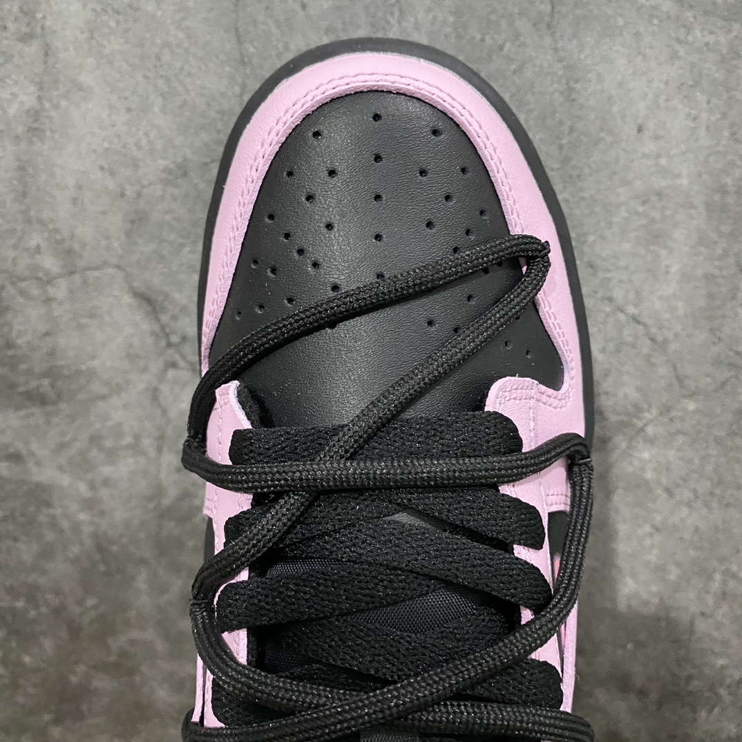 YC version Nike Dunk Low Neon Interstellar Black Pink FD1232-001