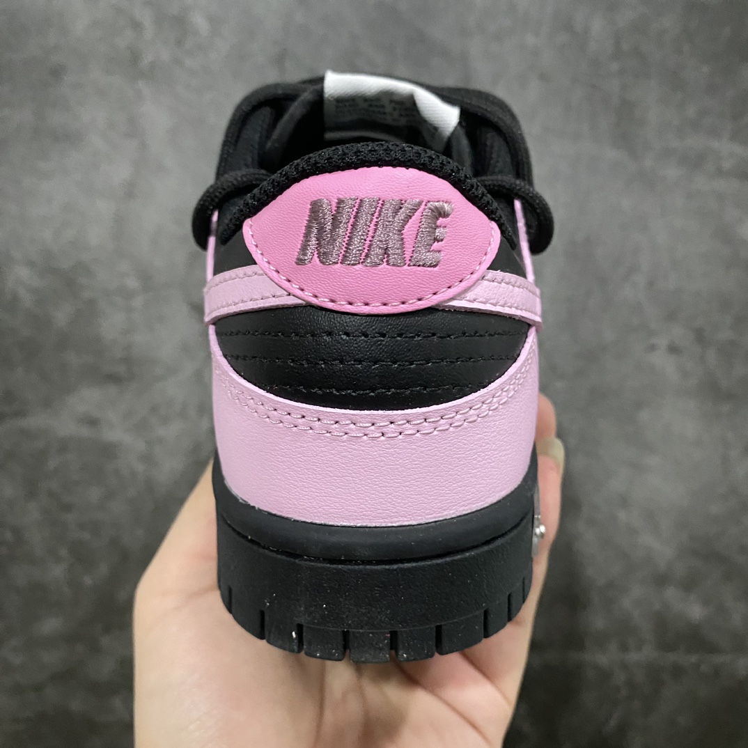 YC version Nike Dunk Low Neon Interstellar Black Pink FD1232-001