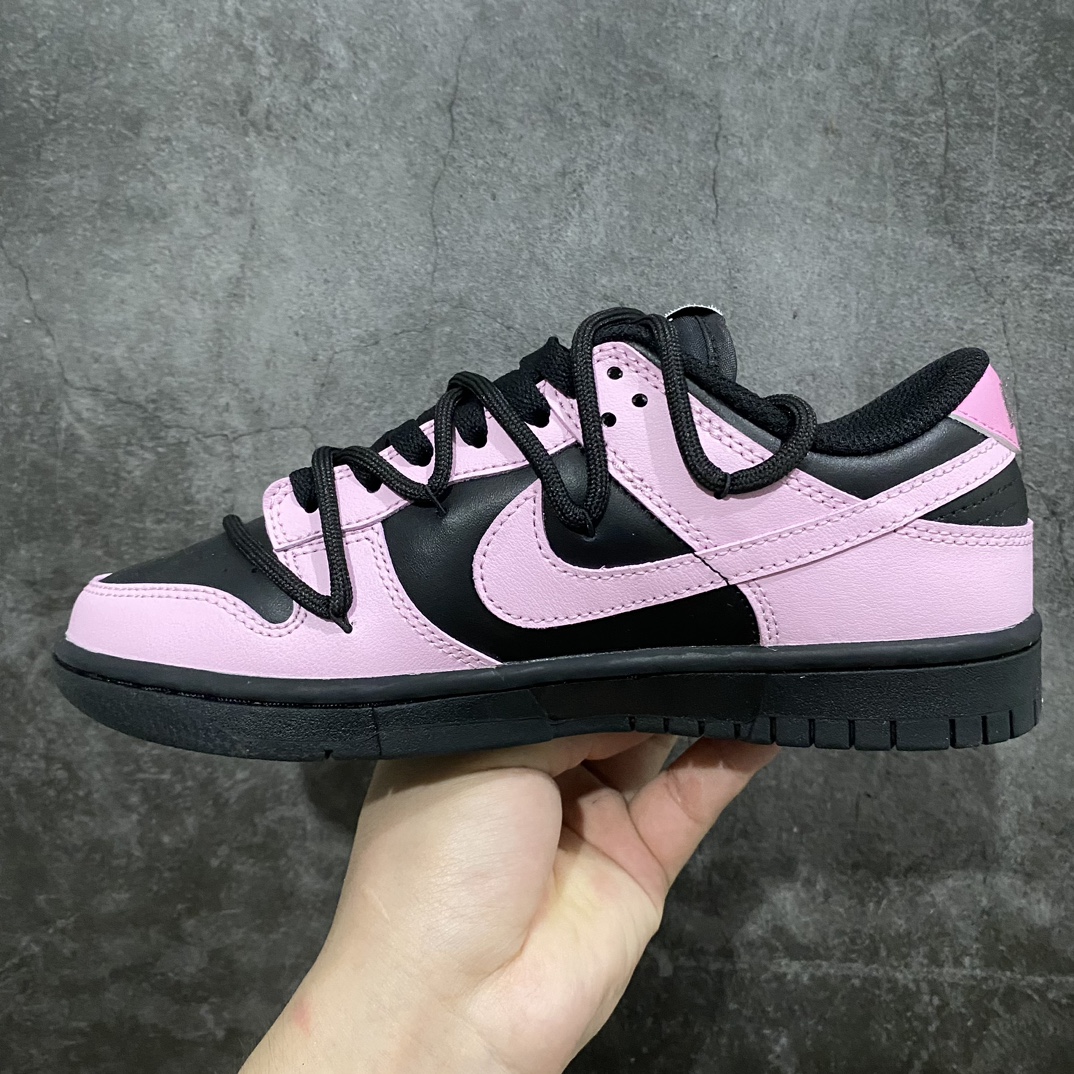 YC version Nike Dunk Low Neon Interstellar Black Pink FD1232-001