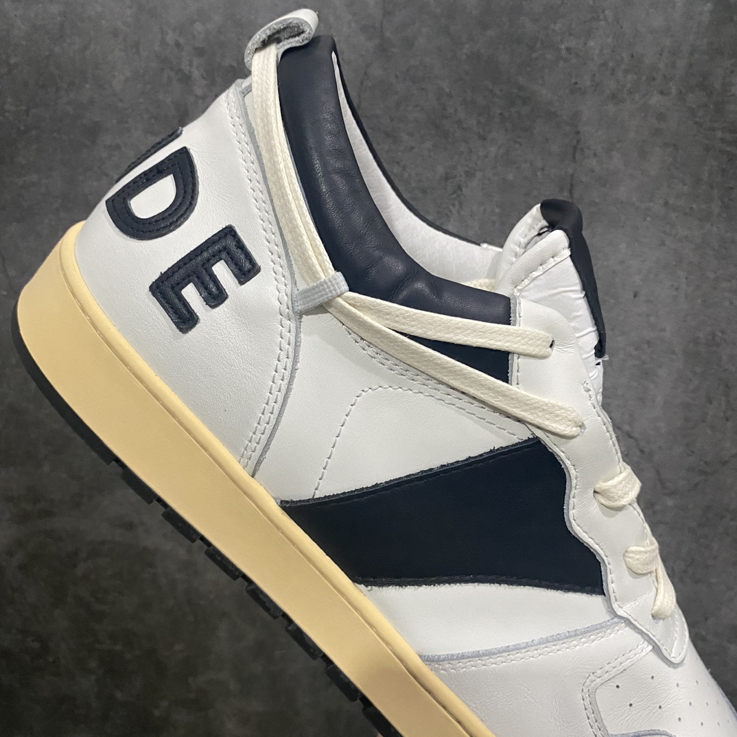 Channel version RHUDE Rhude Rhecess Low Rhude retro distressed low-top retro versatile genuine leather casual sports sneakers