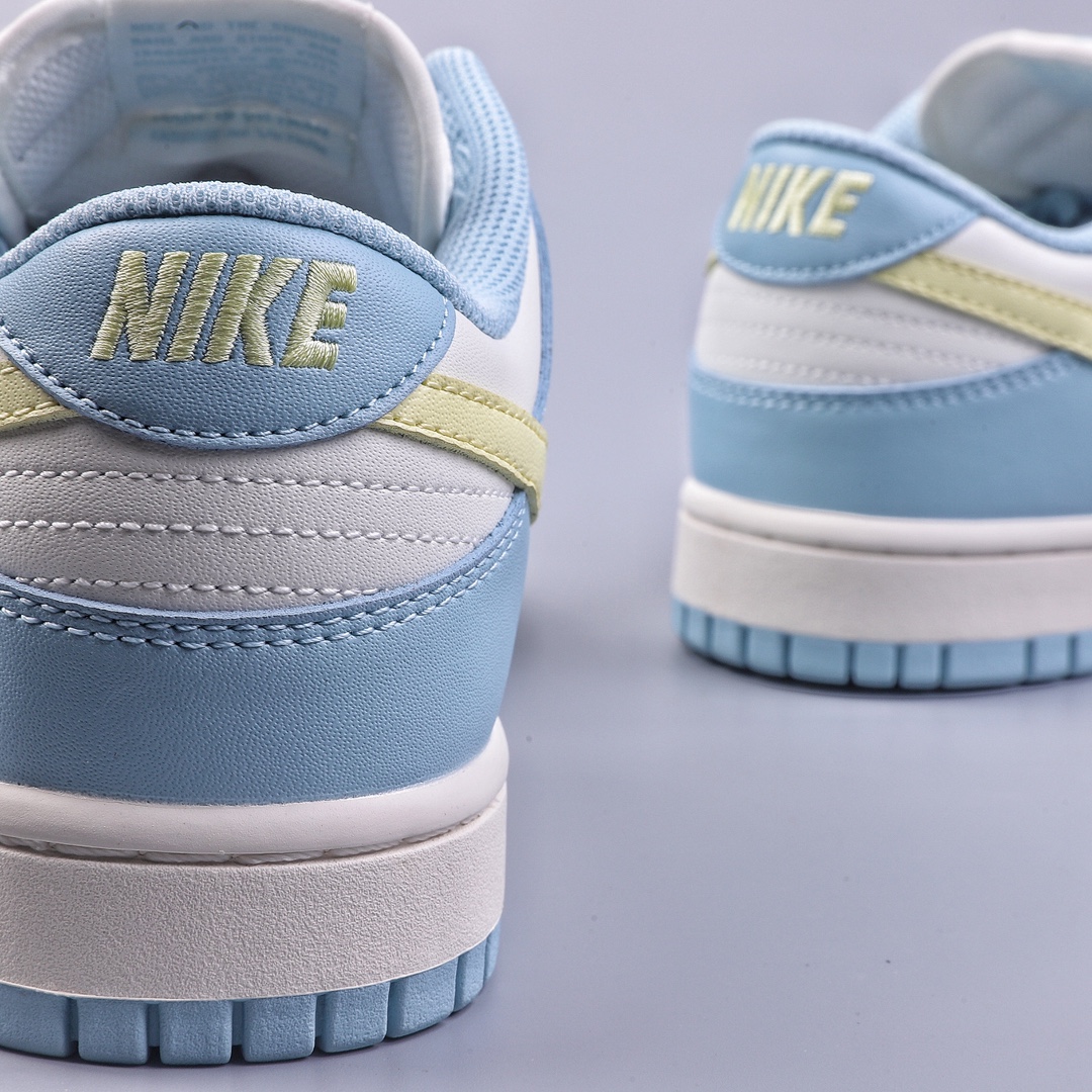 H NK Dunk Low Spring and Summer Ice Cream Color Lake Blue DD1503-123