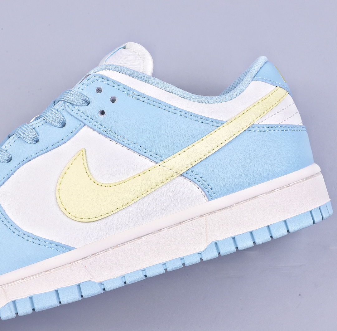 H NK Dunk Low Spring and Summer Ice Cream Color Lake Blue DD1503-123