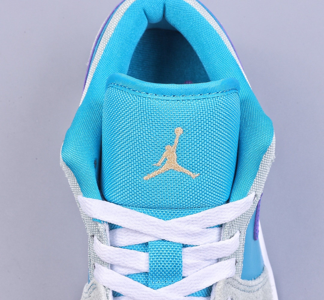 Foreign trade Air Jordan 1 Low ”Aquatone” blue-gray DX4334-300