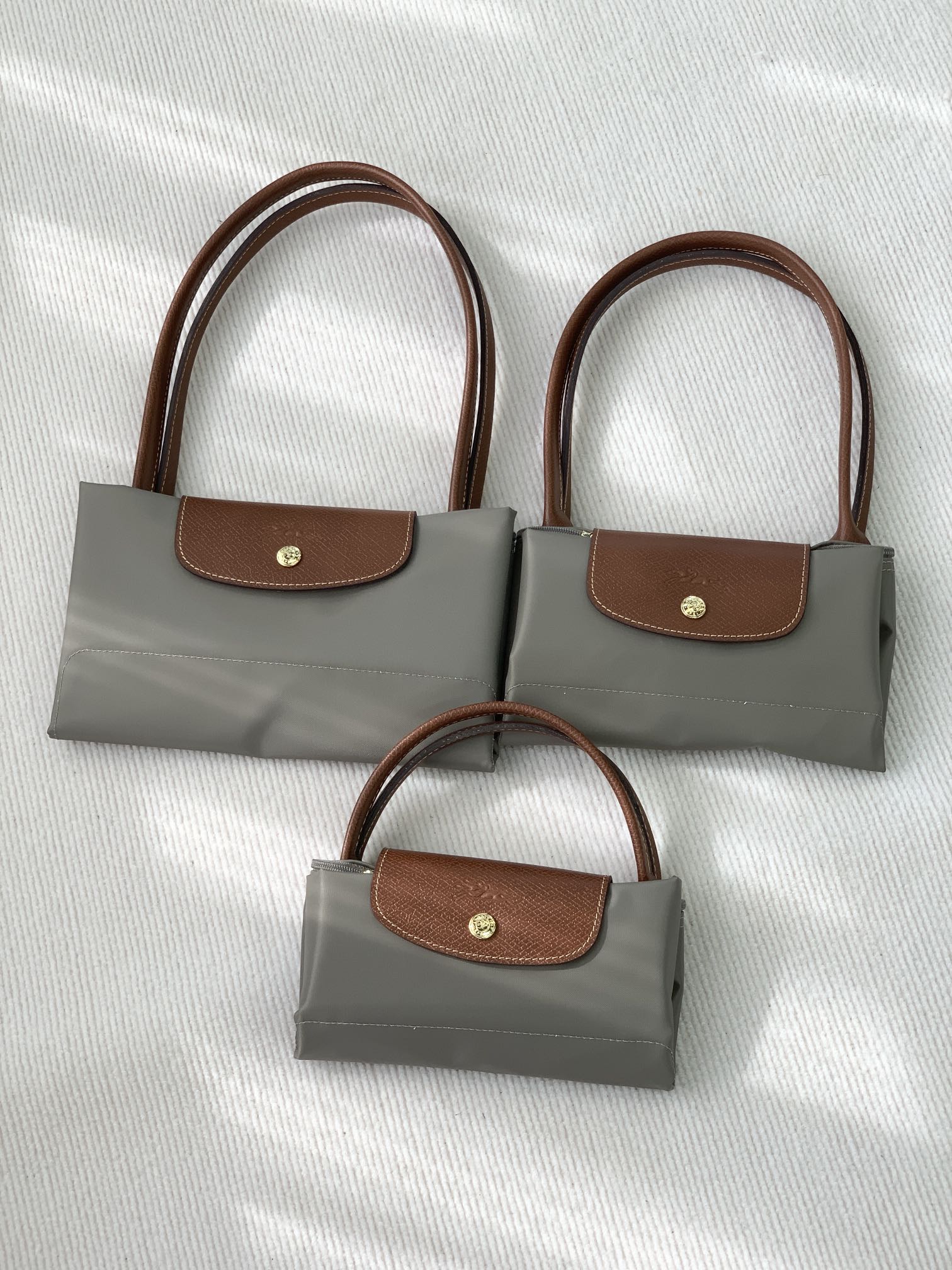 Longchamp ～斑鸠灰大小尺寸图