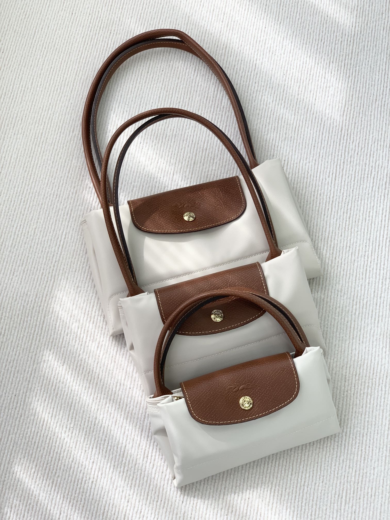 Longchamp Official model 555 paper white size chart on sale