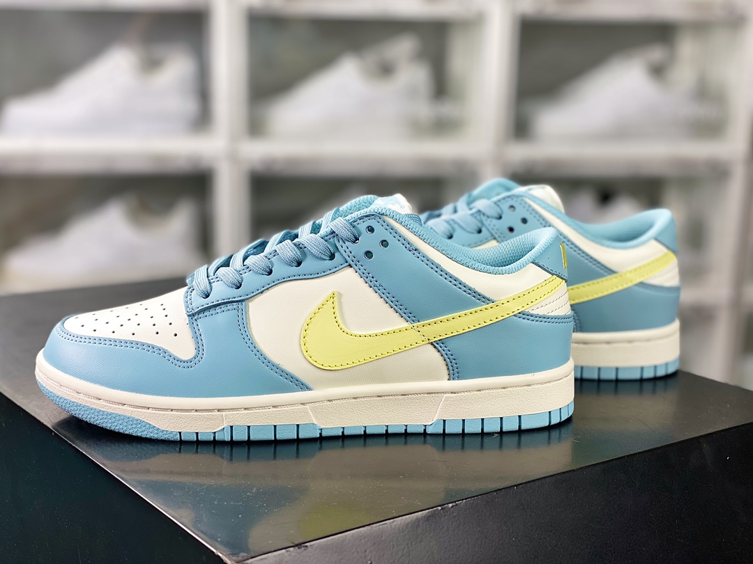 200 Wmns SB Dunk Low”Ocean Bliss Citron Tint”扣篮系列低帮板鞋“柠檬海盐蓝”DD1503-123