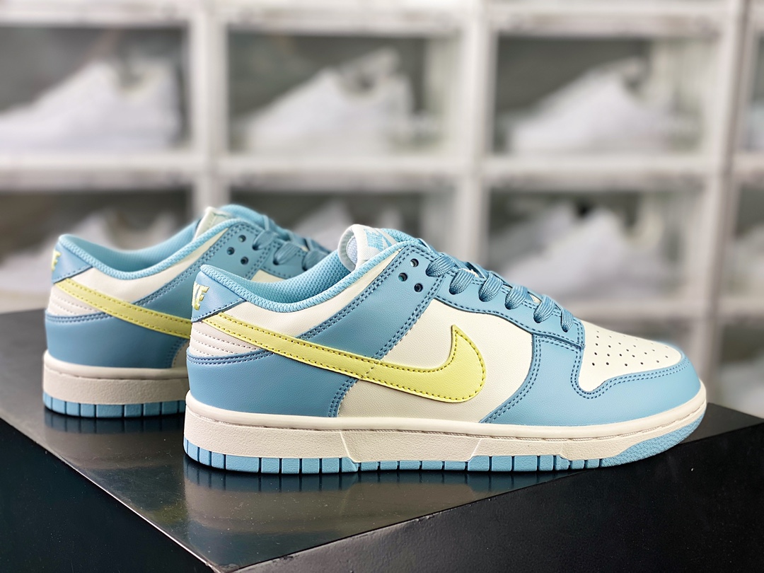 200 Wmns SB Dunk Low”Ocean Bliss Citron Tint”扣篮系列低帮板鞋“柠檬海盐蓝”DD1503-123