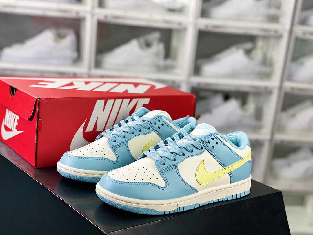 200 Wmns SB Dunk Low”Ocean Bliss Citron Tint”扣篮系列低帮板鞋“柠檬海盐蓝”DD1503-123