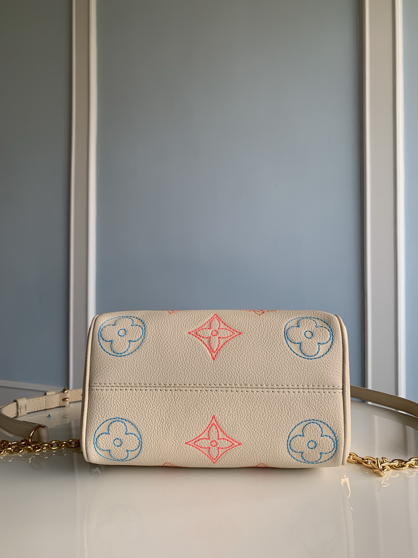 Top Grade ✨ M46667 Off-White Full Leather Speedy Series — SPEEDY - Bag 4